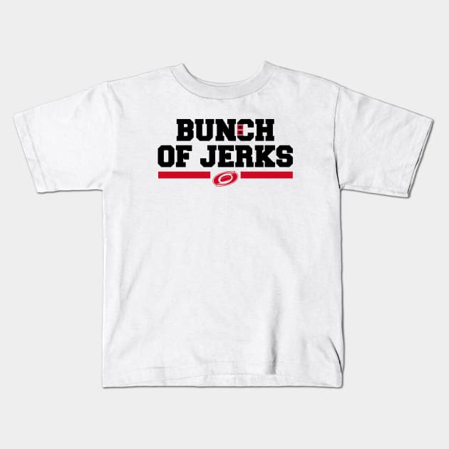 BUNCH OF JERKS Kids T-Shirt by BURN444